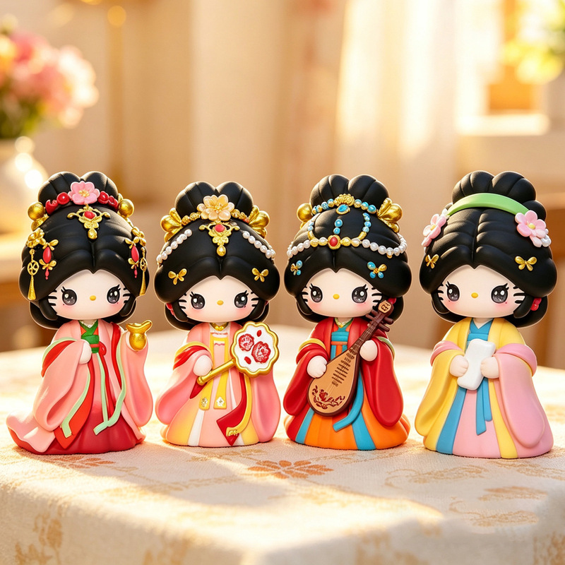 【99% Flawless】Ancient Style Four Beauties Aromatherapy Plaster Figurines DIY Handmade Artwork Decorative Ornaments 【99% Flawless】Ancient Style Four Beauties Aromatherapy Plaster Figurines DIY Handmade Artwork Decorative Ornaments