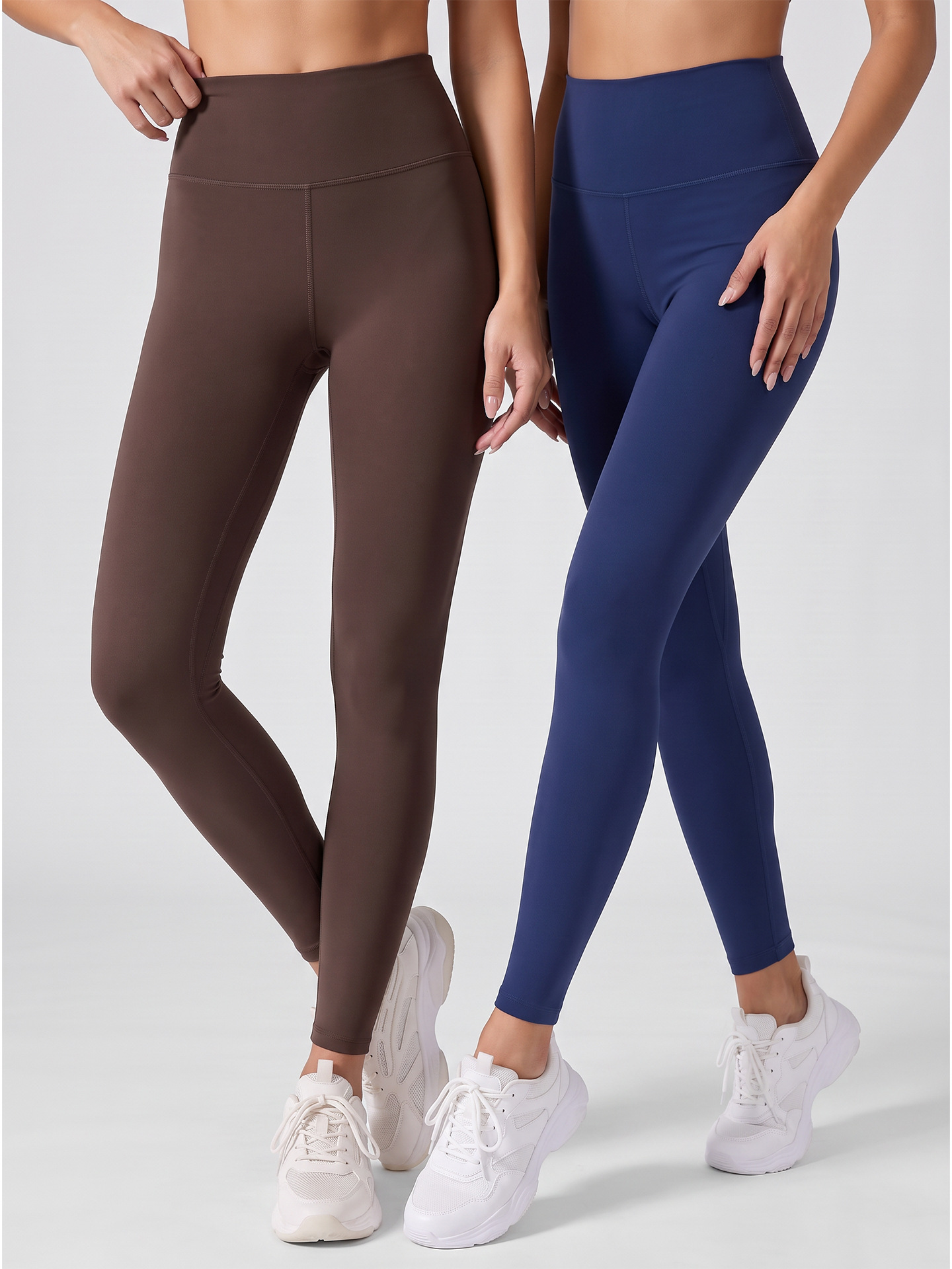 Juyitang Peach Basic Yoga Pantolonu, Yüksek Bel, Popo Kaldırma, Göbek Kontrolü, Kadınlar için Koşu Sporları Fitness Pantolonu.