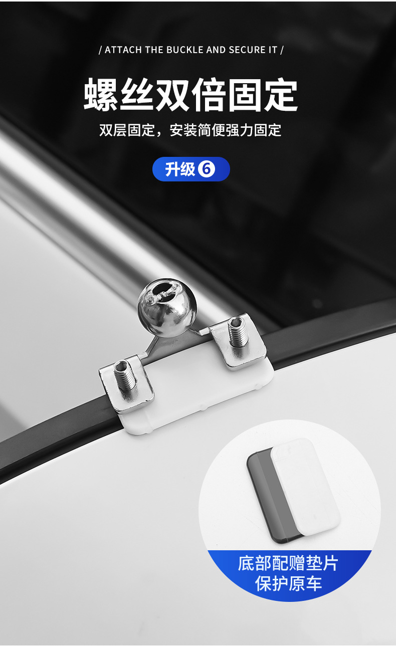 The new high-definition coach car auxiliary 360-degree reversing rearview mirror is equipped with a large field of view convex blind area auxiliary mirror.