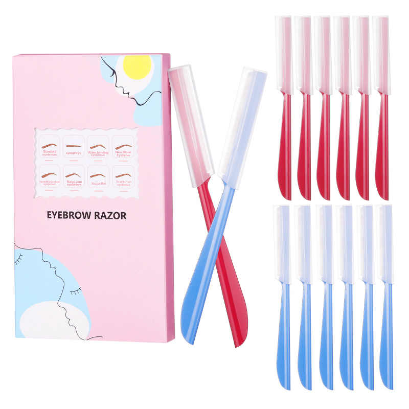 Ultra-Sharp Anti-Scratch Eyebrow Razor, Shaving Razor for Beginners, Unisex, Makeup-Specific Safety Net Ultra-Sharp Anti-Scratch Eyebrow Razor, Shaving Razor for Beginners, Unisex, Makeup-Specific Safety Net