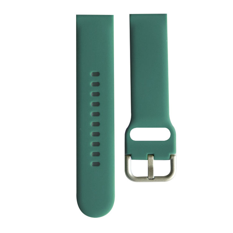 Para Samsung Galaxy reloj Active2 correa de silicona de color sólido 20/22mm correa universal en stock