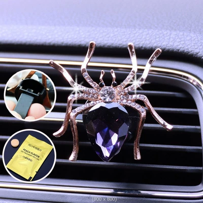 Car Spider perfume car air conditioning air outlet clip car aromatherapy creative car light fragrance decoration