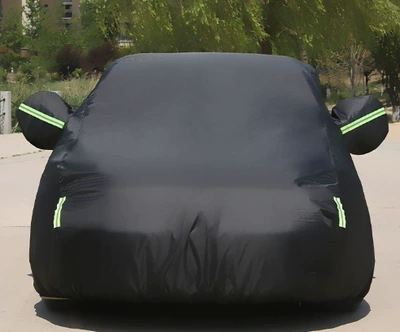Car clothing — Universal for All Seasons, Thickened - 2s-hatchback-small-size-oxford-fabric-black