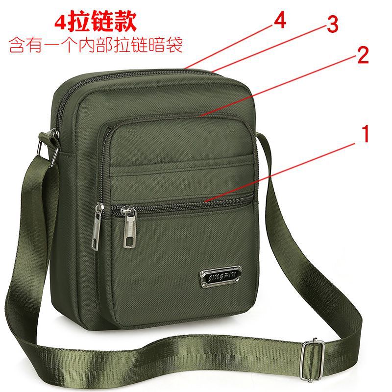 Army Green Four Zipper