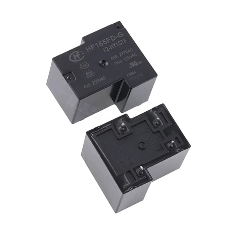 Реле Hongfa HF165FD-G-12-HY1STF 24VDC 40A, 5-бин, T90, набор нормально открытых реле