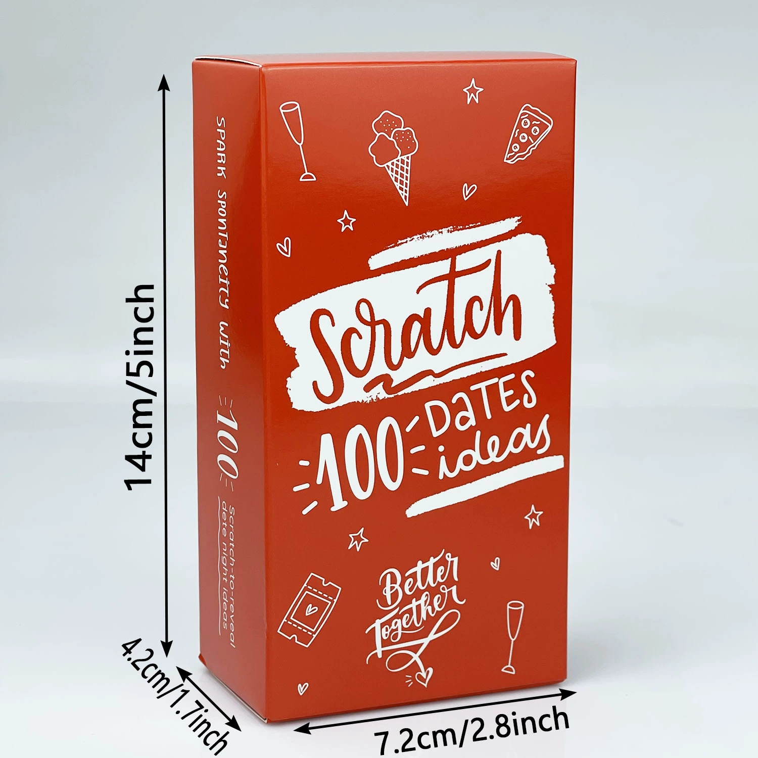 Comeciton deck tarjeta de juego de pareja en inglés tarjeta de diálogo afectuoso juego de mesa lover spot