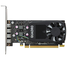英伟达（NVIDIA）Quadro P1000 4GB GDDR5 GPU多屏平面制图显卡