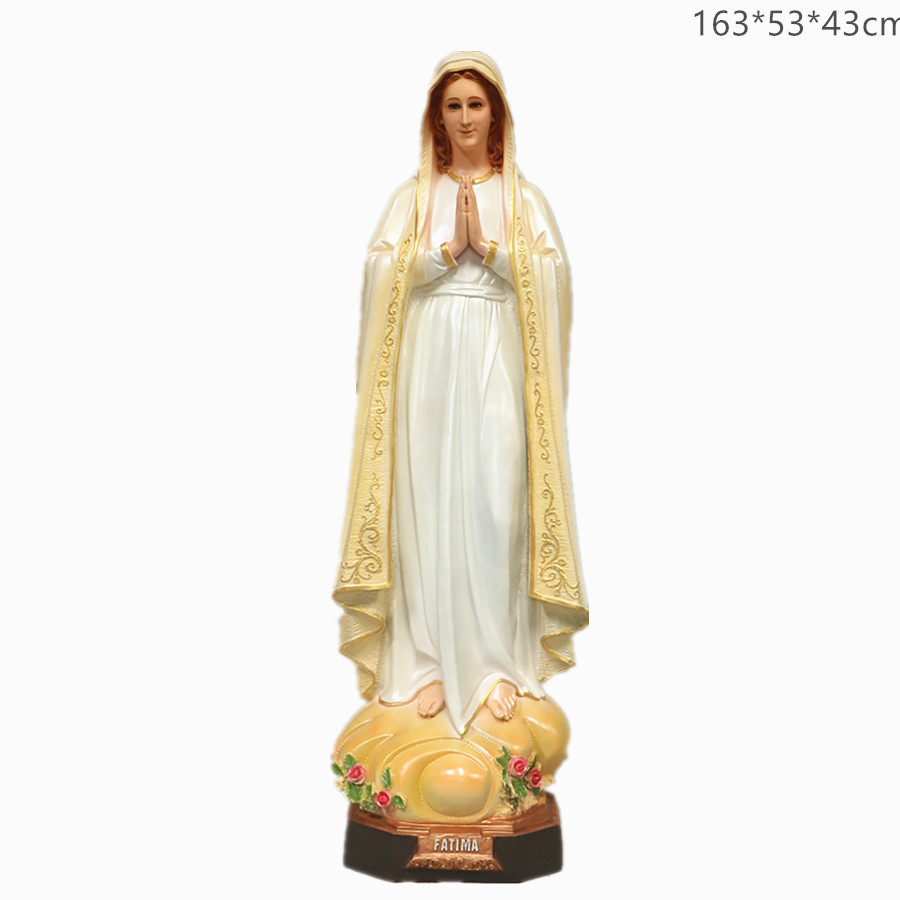 EXPRESSIÓN DEL POS 160cm Ornamento de la Virgen de José una estatua de la familia decora la sala de estar de la figura principal