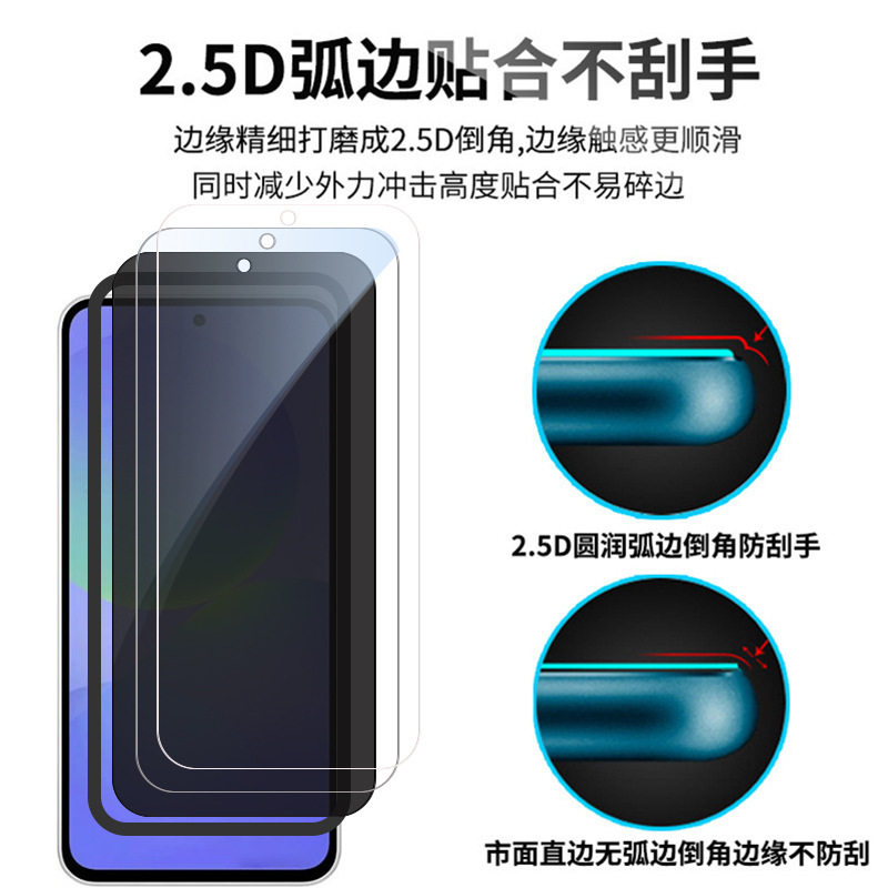 サムスンgalaxy a 36携帯電話の強化膜を適用した後、カメラ保護膜の高アルミアーク辺高精細膜|undefined