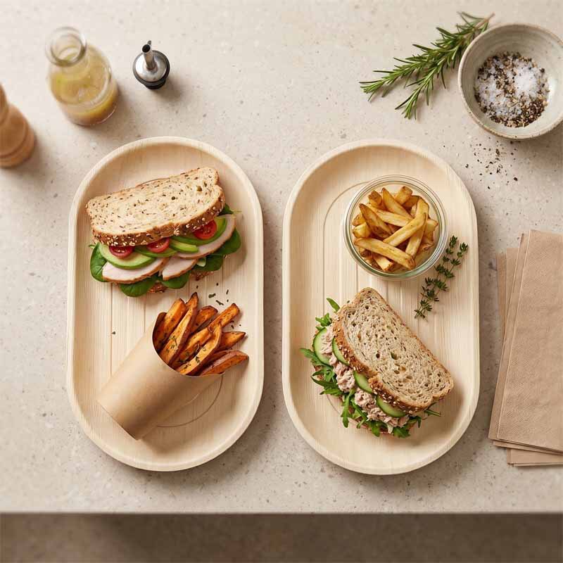 Cross-Border Palm Leaf Dinner Plate Tray, Square Plate, Betel Leaf Oval Tray, Disposable Eco-Friendly Biodegradable Tableware Cross-Border Palm Leaf Dinner Plate Tray, Square Plate, Betel Leaf Oval Tray, Disposable Eco-Friendly Biodegradable Tableware