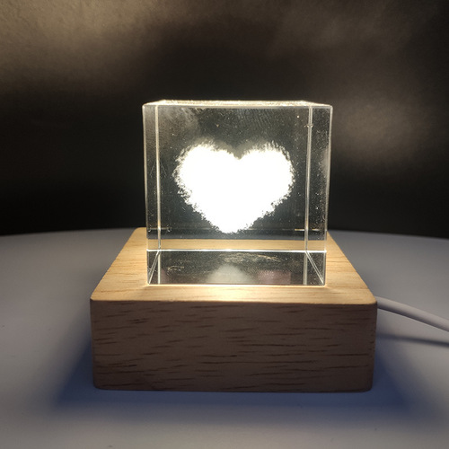 Rain Cloud Cube Romantic Stress-Relief Healing Crystal Ornament with Instagram Style, Perfect Gift for Classmates, Besties, or Giving to a Girlfriend