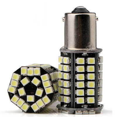 Автомобильный светодиод 80SMD 1210 Декодирование 1156 1157 Высокий тормозный свет переворачивает лампу на лампочку