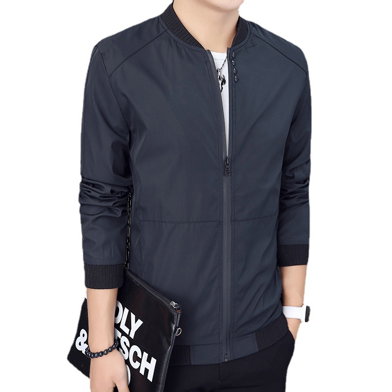 Factory direct supply of men's Korean style jackets spring and autumn new youth baseball uniforms casual versatile tops jackets wholesale_voghion.com