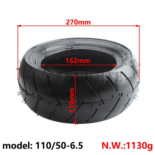 Mini motorcycle accessories 49CC small sports car front 90/65-6.5 rear 110/50-6.5 inch vacuum tire