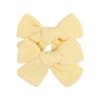 Cloth, children's hairgrip with bow, hair accessory, European style, wholesale, Amazon