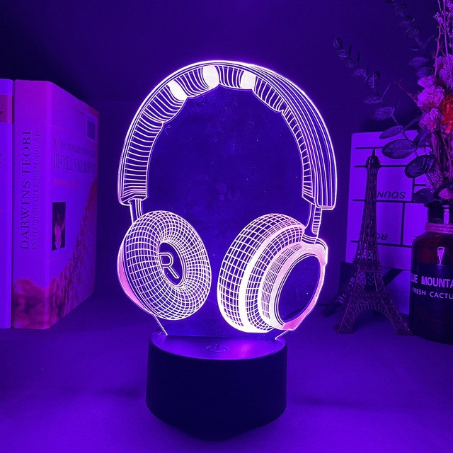 Lámpara 3D LED de fútbol – USB – Decoración nocturna para habitación infantil