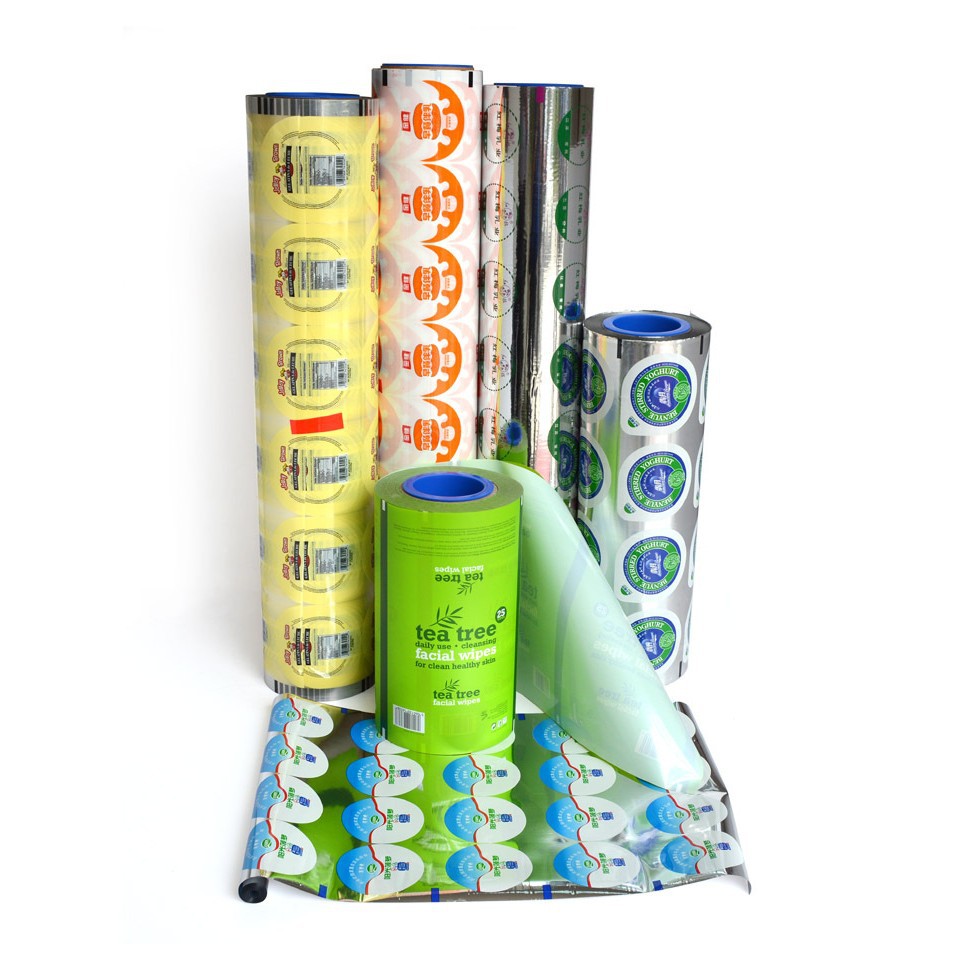 批发透明食品包装膜 多色彩印高温蒸煮包装膜果冻面膜易撕膜