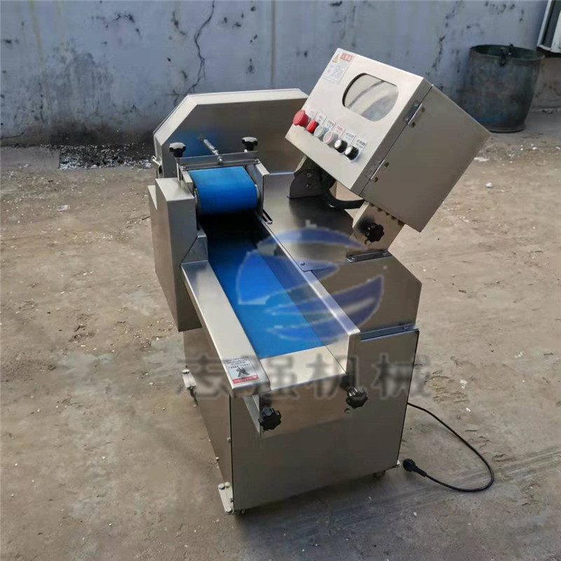 志强韭菜大葱切段机 商用可调尺寸变频切菜机 电动切烟丝机价格