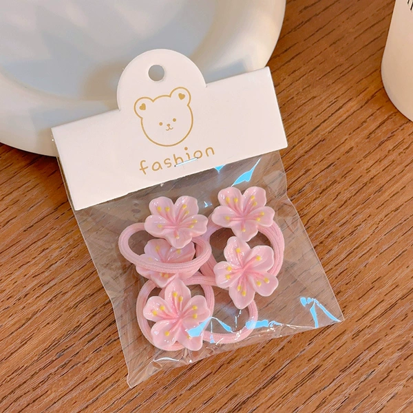 Five little cherry blossom hair ropes