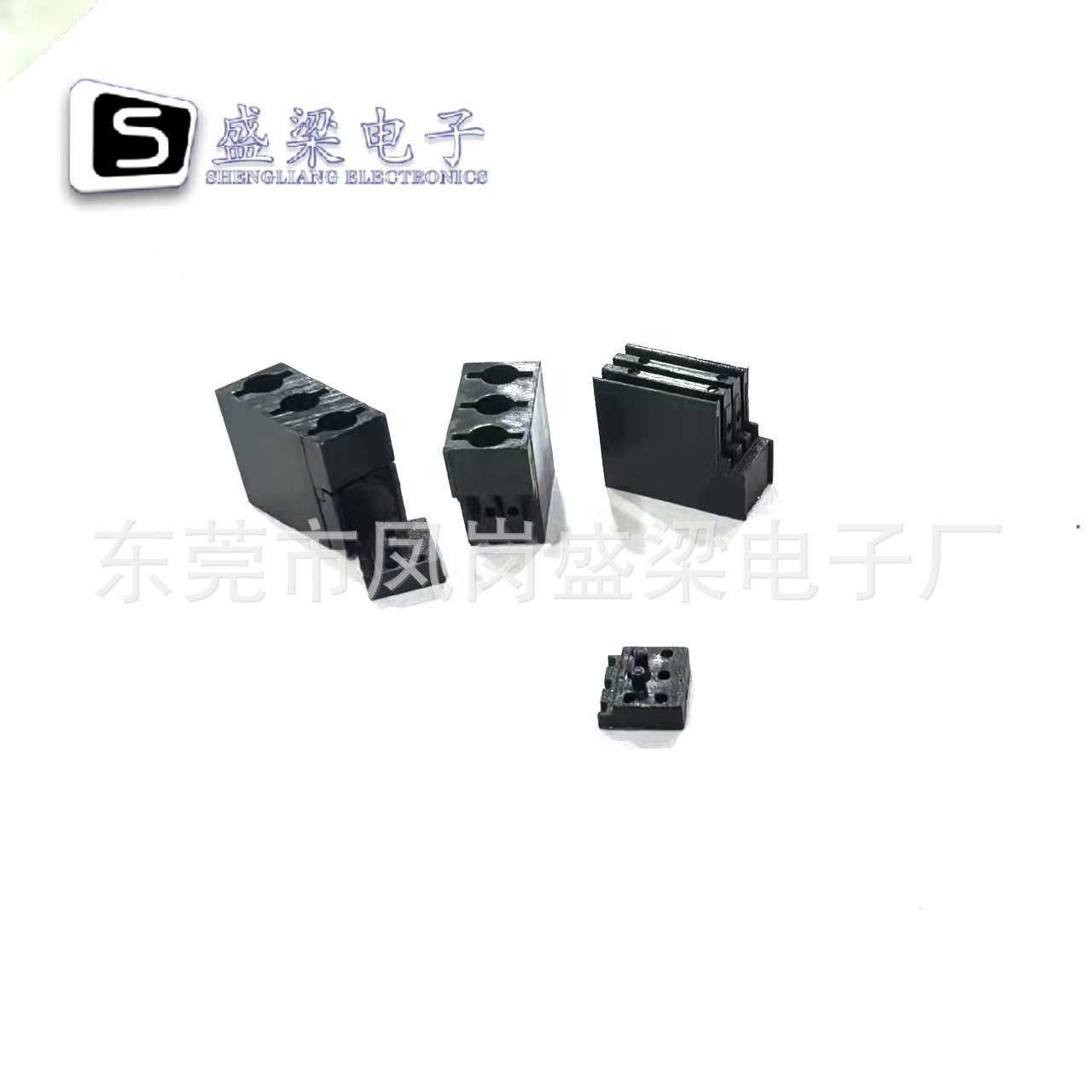 φ3三孔双色灯座 Holder LED绝缘支撑柱 塑料方形灯柱间隔柱