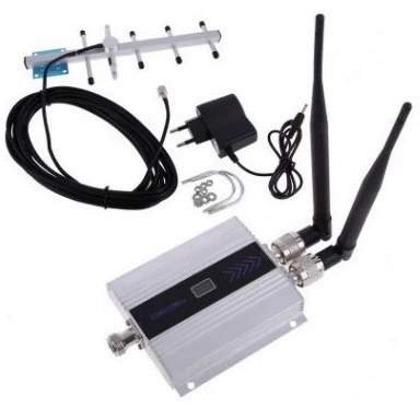 Мини GSM 900 1800 2100 МГц усилитель сигнала мобильного телефона двойной головной Yagi антенный костюм