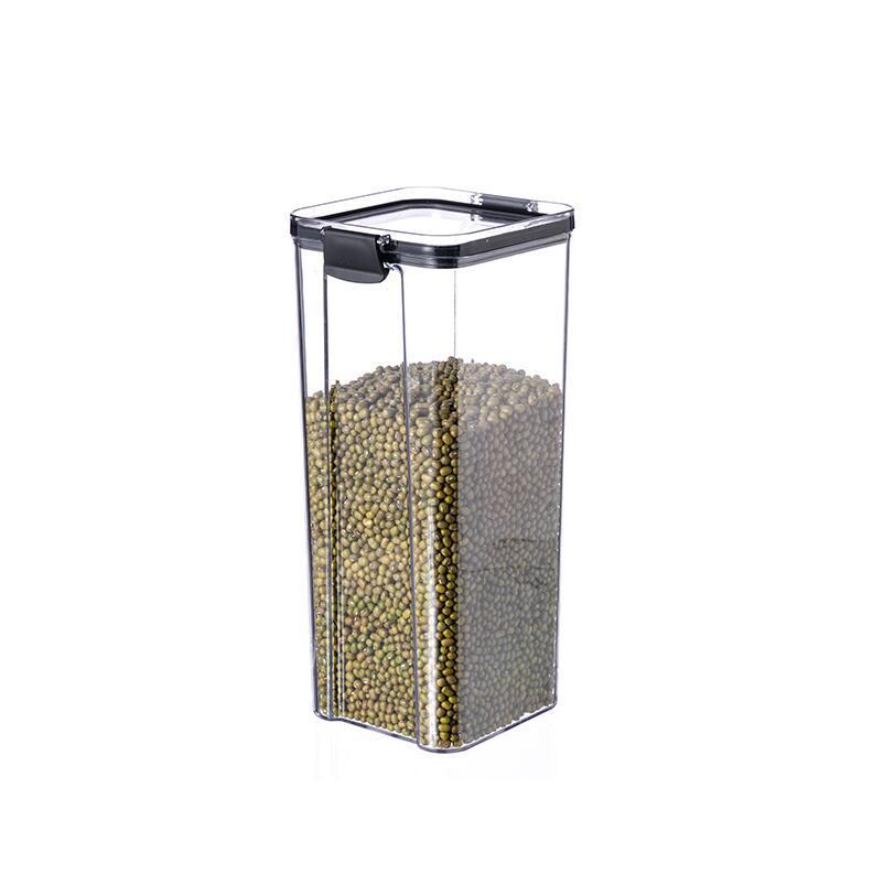 Tarro sellado transparente tarro de almacenamiento de grano crujiente snack tarro de almacenamiento de frutas secas tarro de plástico tarro de comida