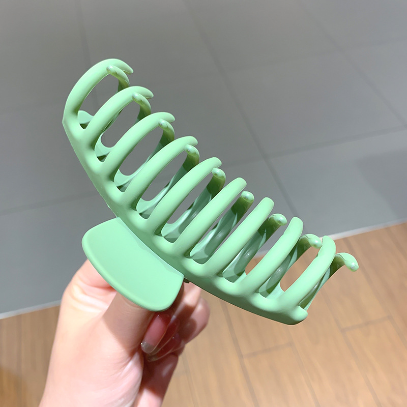 Gran clip de tiburón esmerilado acrílico simple horquilla tocado volumen gran horquilla de alto grado accesorios para el cabello al por mayor