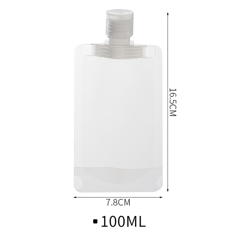 Bolsa de sub-embalaje de viaje cosméticos Gel de ducha Champú portátil pequeño limpiador facial desechable sub-botella traje al por mayor