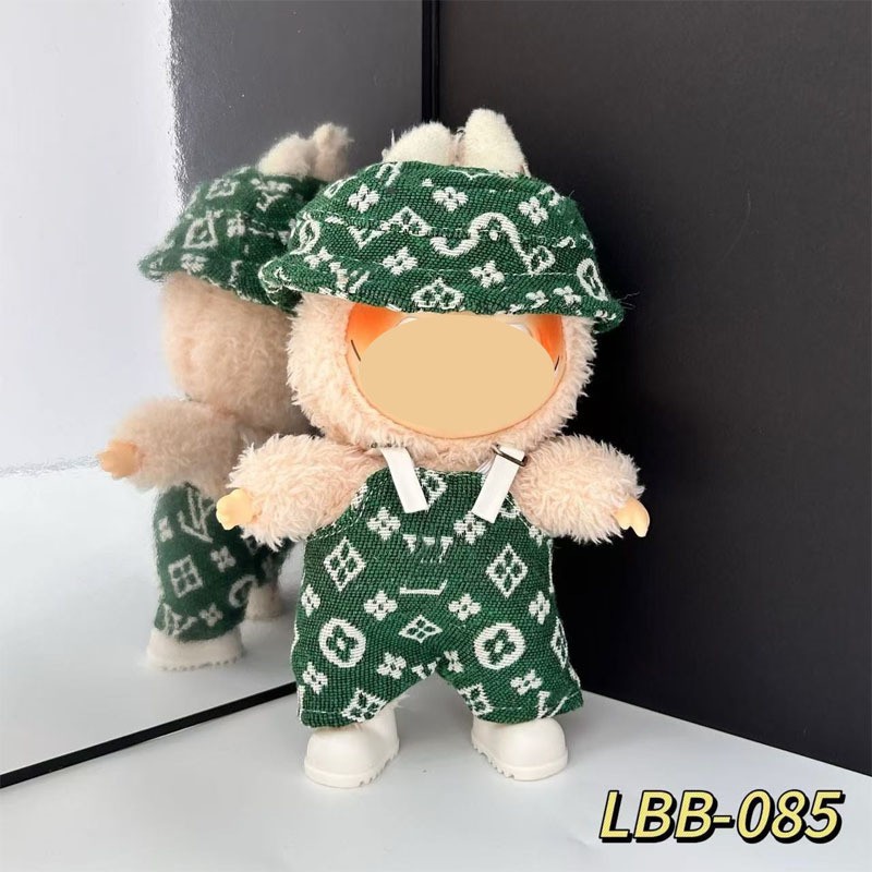 Liquidación de ropa: Conjunto de ropa de repuesto para muñecos de peluche Labubu de vinilo, de primera, segunda y tercera generación. image 72