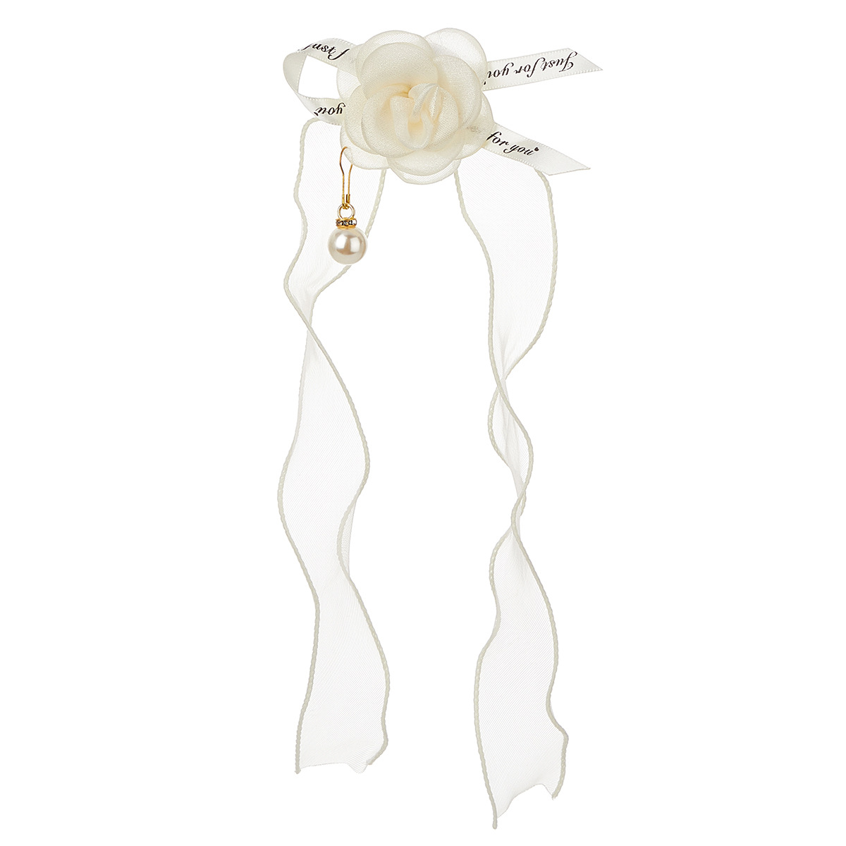 61531 레이스 화이트 로즈 (스트랩 스타일)