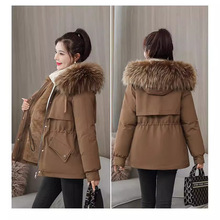 外贸2024跨境新款棉衣棉袄ins学生韩版收腰冬季工装外套棉服女潮