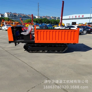小型自卸履带爬山王 2吨3吨农用履带运输车 拉石料庄稼履带车