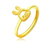 Birthday charm, rabbit, cute ring, new collection, Chinese horoscope, cute animals, Birthday gift