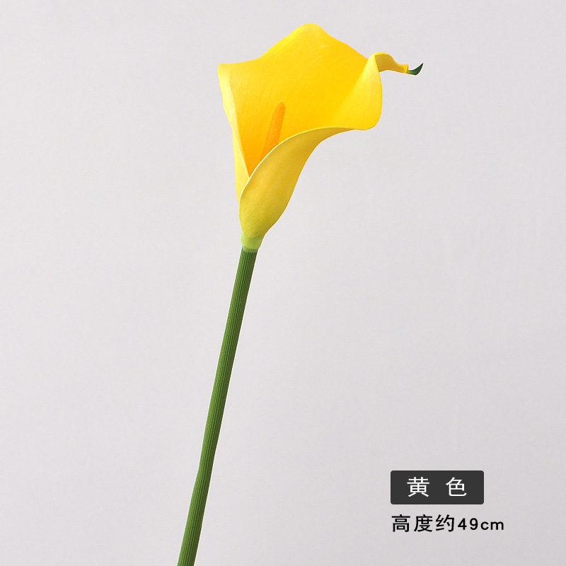 노란색