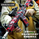 Cross-border M416 high-pressure cleaner high-pressure car wash water gun AK47 foam high-pressure water gun super water splashing water gun