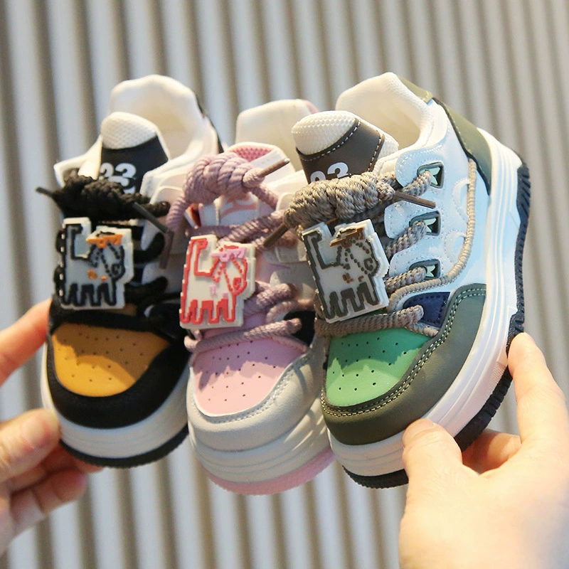 Детская спортивная обувь 2025 весна и осень новый стиль повседневная обувь для девочек мультфильм обувь для мальчиков на мягкой подошве легкая детская обувь