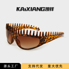 时尚个性发箍太阳镜女款欧美辣妹凹造型眼镜跨境潮流防紫外线墨镜