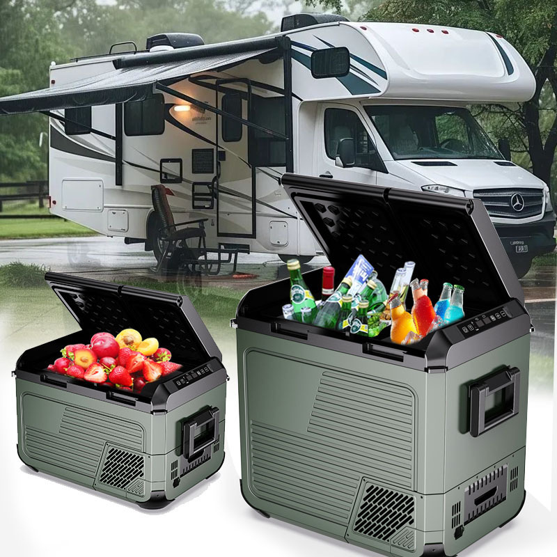 12V 24V Car Refrigerator Rv Outdoor Camping 35L 45L 55L Portable Refrigerator Direct Sale from Foreign Trade Factory