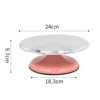Aluminum alloy transfer table+ABS base pink