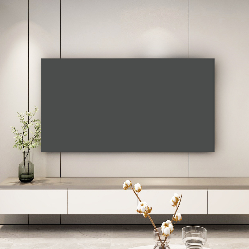 純色工業風テレビカバー無地高級感防塵カバー吊り式デスクトップ共通|undefined