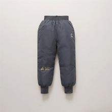 平湖儿童羽绒裤男童外穿黑金新款冬季加厚女童宝宝时尚保暖裤