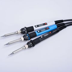 80W大功率恆溫電烙鐵套裝電洛咀數顯電焊筆焊錫維修跨境專供