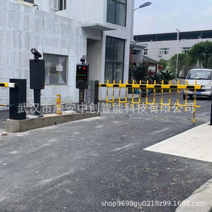 Parking lot toll management system license plate recognition integrated machine parking lot automatic recognition fence type landing pole