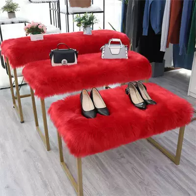 Memory Foam Mats, Trendy and Stain-Resistant — Wool pad - customized-size-contact-customer-service-big-red-plush-thickened-model