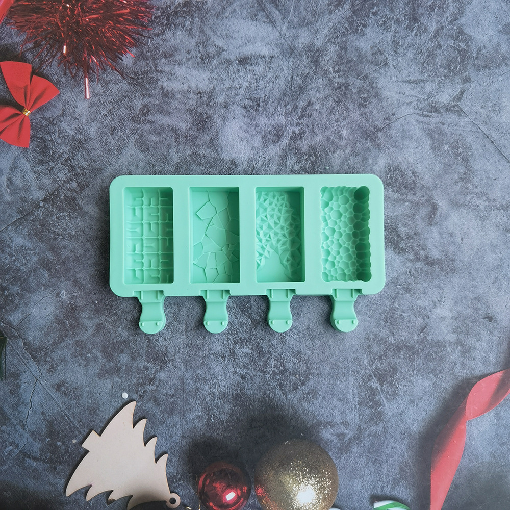 Helado de burbujas en forma de 4 227 molde de silicona pastel helado pudín molde de postre jabón para hornear utensilios