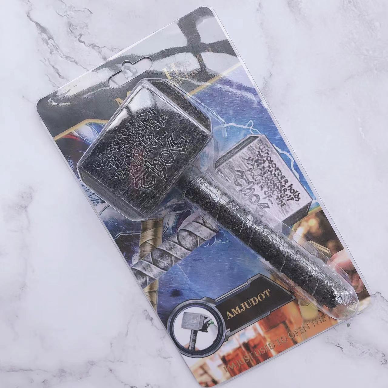 Nuevo embalaje de caja de color creativo Thor martillo abrebotellas personalidad martillo cerveza abrebotellas necesidades diarias