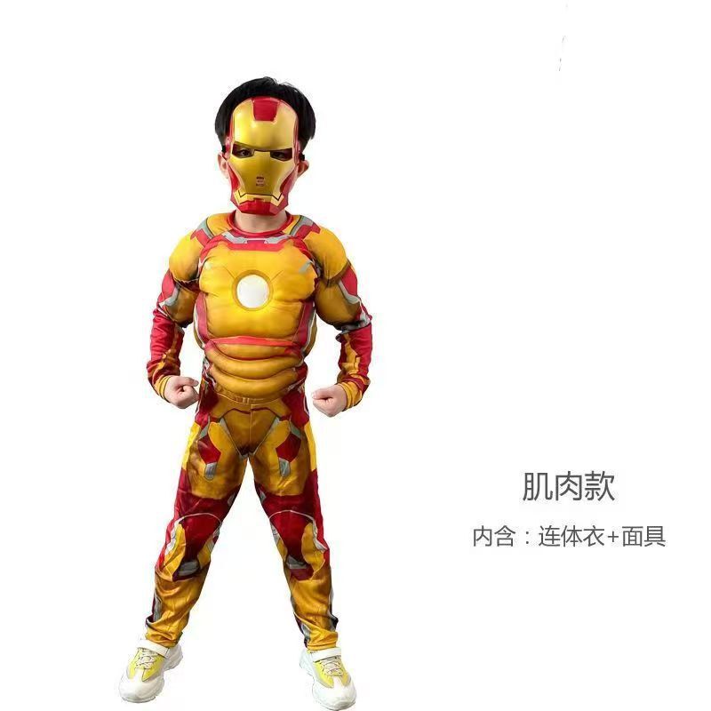 ハロウィンコス子供用パフォーマンスコスチュームキャプテンアメリカオプティマスプライムハルクスチール|undefined