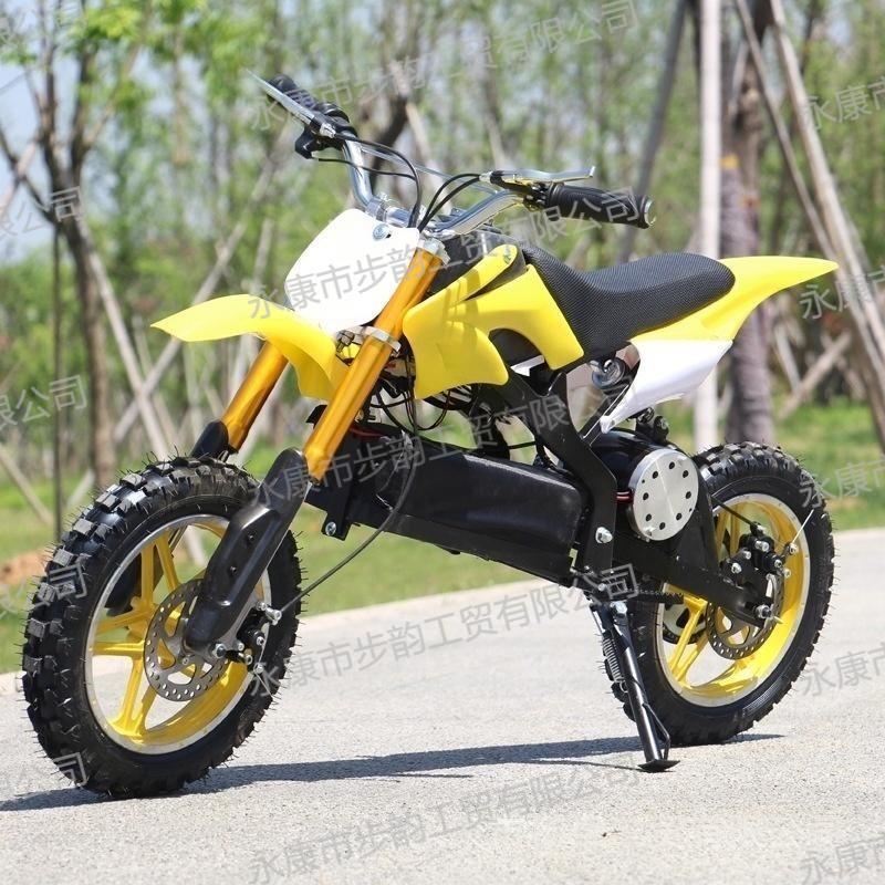 2025 New Model Electric 36V 500W Off-Road Mini Children's Motorcycle Gasoline Engine Mountain Electric Vehicle