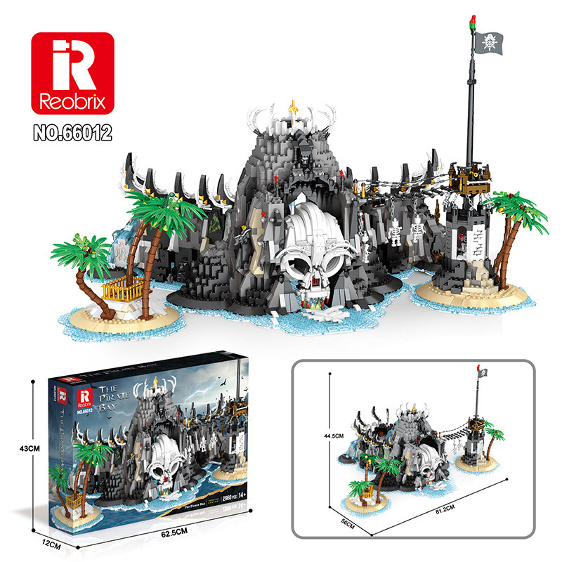 Transfronterizo 66010 - 66039 Royal Sunshine barco pirata bloque de construcción puzzle hombre y mujer ensamblar juguetes modelo de bloque