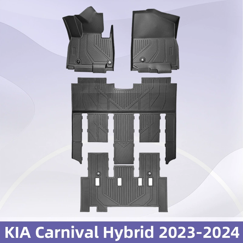 Применимо к 24 Kia Carnival семь мест 3D всепогодный материал TPE ножки багажник коврик для зарубежных волос